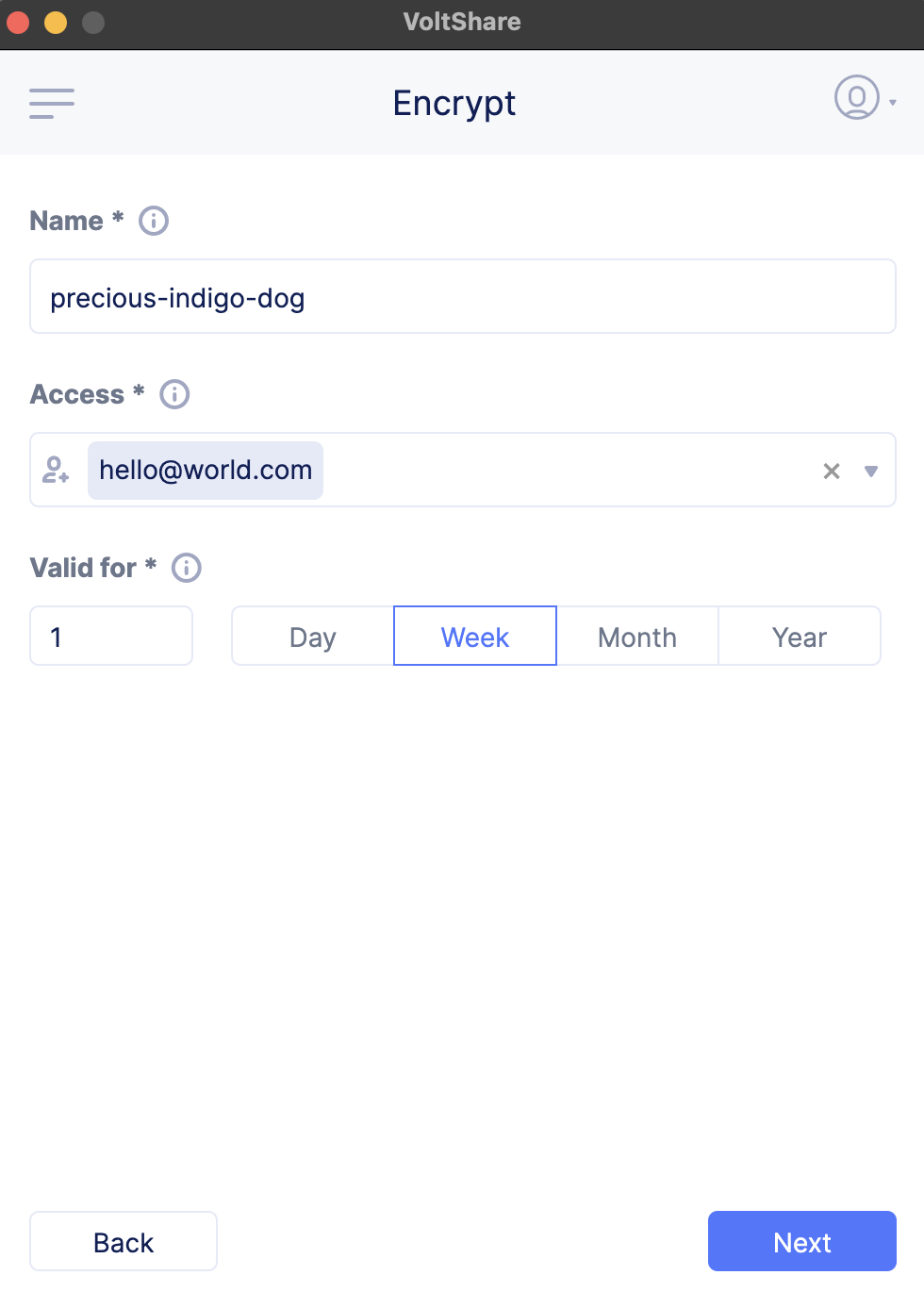 Figure: Enter Recipients