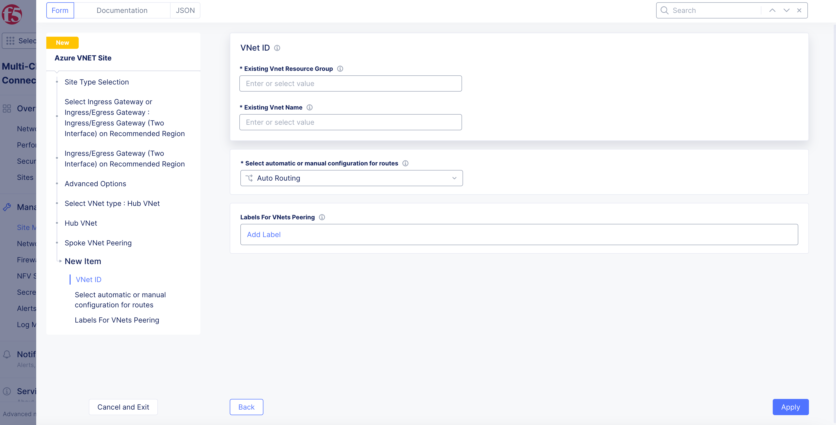 Figure: Add Spoke VNet