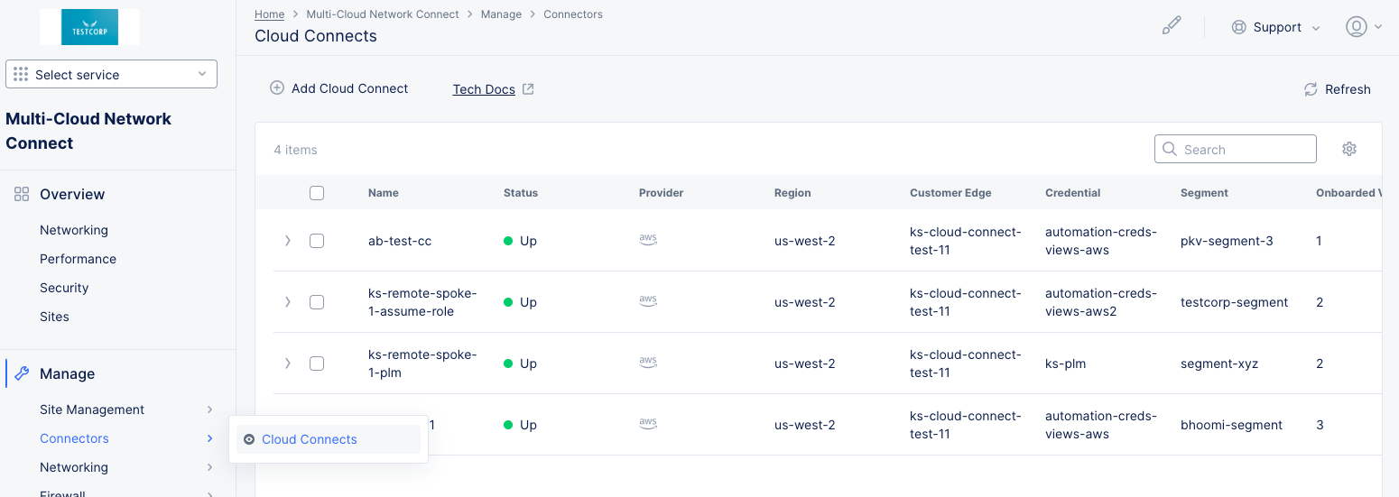 Figure: Cloud Connects