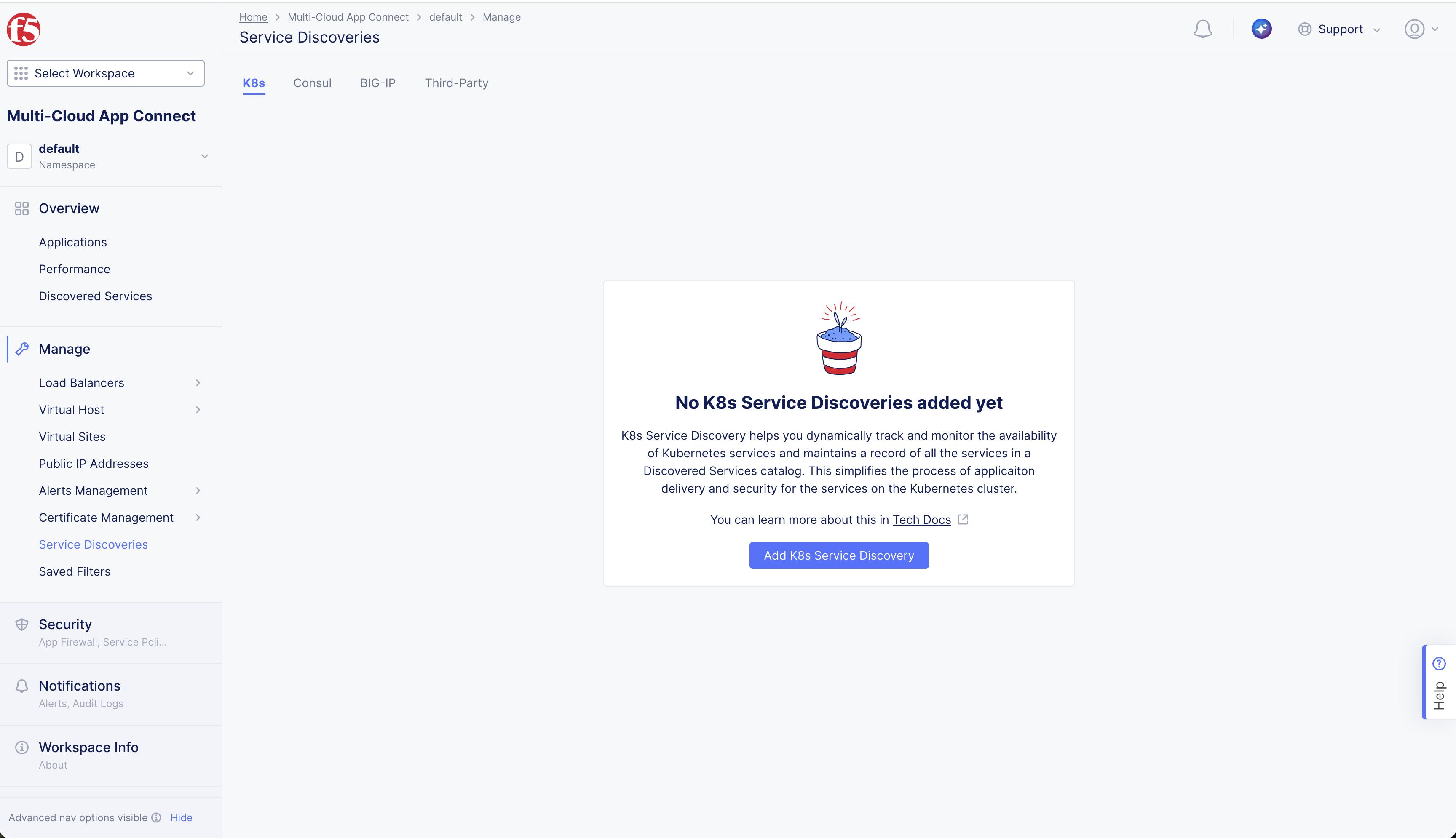 Figure: Create K8s Service Discovery